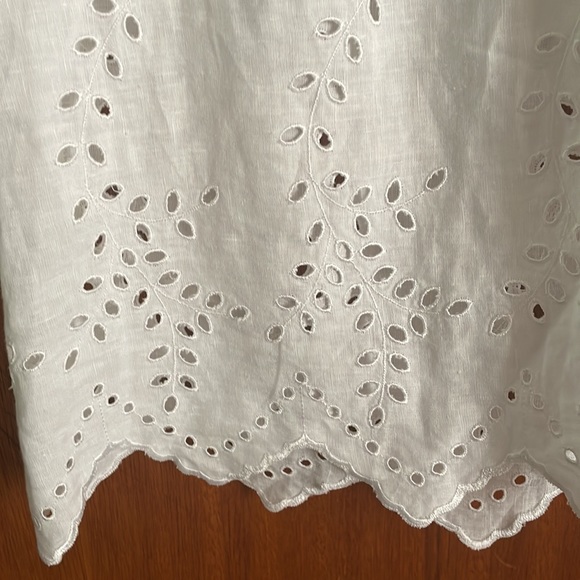 Handmade linen & lace dress from Italy - Picture 7 of 14